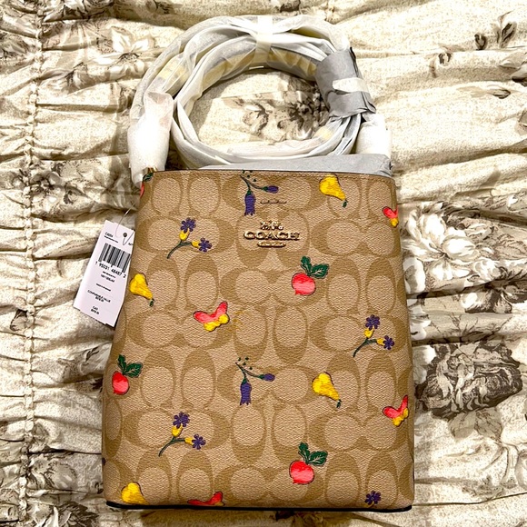 Coach Accessories - Coach Floral Bucket Bag. NWT